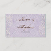 フローラコテージバイシーシェルズビーチイ結婚ズ プレイスカード (裏面)