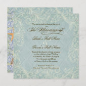 フローラコテージバイシーシェルズビーチイ結婚ズ 招待状 (正面/裏面)