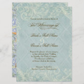 フローラコテージバイシーシェルズビーチイ結婚ズ 招待状 (正面/裏面)