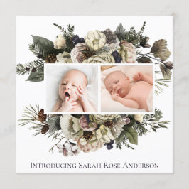 フローラコラージュ生誕発表 招待状