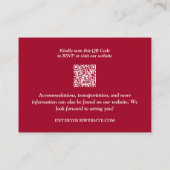 フローラコラージュ結婚のQRコード詳細 エンクロージャーカード (裏面)