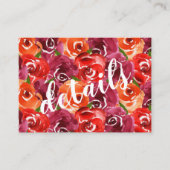 フローラコラージュ結婚のQRコード詳細 エンクロージャーカード (正面)