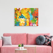 フローラコラージュ1974キャンバス印刷 キャンバスプリント (インサイチュ (リビング))