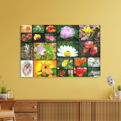 フローラコラージュ#2 キャンバスプリント (インサイチュ (リビング))