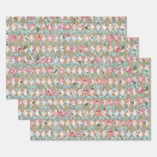 フローラコンテンポラリーデカップグ装飾紙 ラッピングペーパーシート