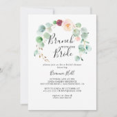 フローラコンテンポラリーブランチと花嫁シャワー 招待状 (正面)
