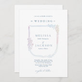 フローラコート・オブ・アームズ結婚ズ 招待状 (正面/裏面)