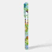 フローラコーラルイエローパープルレッドブルーダマスク Case-Mate iPhoneケース (裏面 / 左)