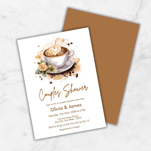 フローラコ結婚ーヒーズブライダルシャワー 招待状