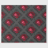 フローラゴシックグランジクリスマスパターン ラッピングペーパー (フラット)