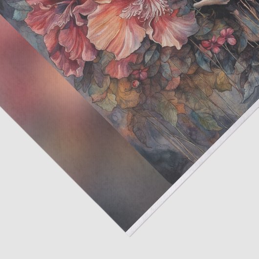 フローラゴシックスカルの切り離し紙 薄葉紙 (詳細)