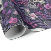 フローラゴシックハロウィーンラッピング紙 ラッピングペーパー (ロールコーナー)