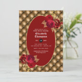 フローラゴシックブライダルシャワー 招待状 (スタンド正面)