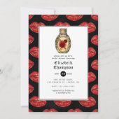 フローラゴシックブライダルシャワー 招待状 (正面)