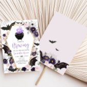 フローラゴシック様式のハロウィーン棺の赤ちゃんシャワー 招待状