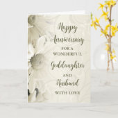 フローラゴド娘と夫の記念日 カード (黄色い花)