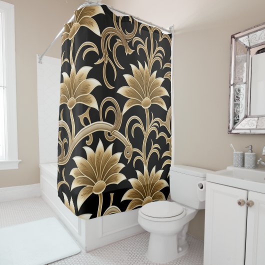 フローラゴルディッシュスタイル シャワーカーテン (インサイチュ)