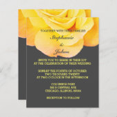 フローラゴールデンイエローオレンジグレイクールズ結婚 (正面/裏面)