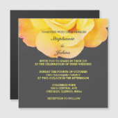 フローラゴールデンイエローオレンジグレーカ結婚ウトズ (正面/裏面)