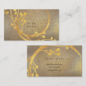 フローラゴールデンフォイルグランジーグラムビップ 名刺 (正面/裏面)