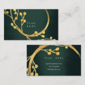 フローラゴールデンフォイルジャングルグラムビップ 名刺 (正面/裏面)