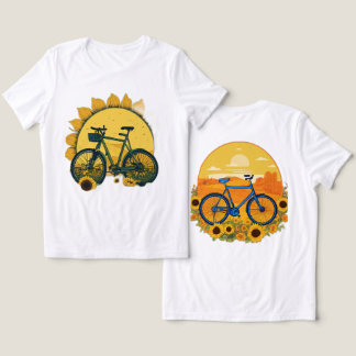 「フローラサイクル：美しいと自然の旅T-Sh トライブレンドＴシャツ
