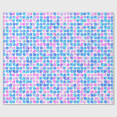 フローラサイケデリックの花 ラッピングペーパー (フラット)