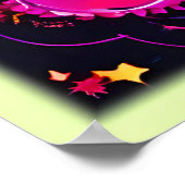 フローラサイケデリックコスモス ポスター (角)