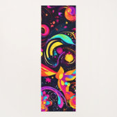 フローラサイケデリックコスモス ヨガマット (裏面)