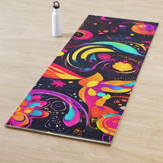 フローラサイケデリックコスモス ヨガマット (インサイチュ)