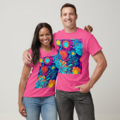 フローラサイケデリックタペストリー Tシャツ (ユニセックス)