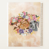 フローラサファリのワイルドワンベビーシャワー金ゴールド プランナー手帳 (裏面)