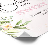 フローラサファリの動物のベビーは甘いポスター ポスター (角)