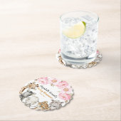 フローラサファリアニマルズベビーシャワー紙コースター ペーパーコースター (インサイチュ)