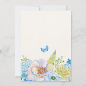 フローラサファリウッドランド自然誕生日 招待状 (裏面)