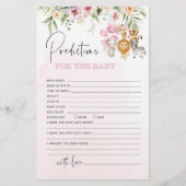 フローラサファリ動物のベビー予測 (正面)