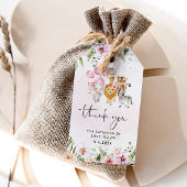 フローラサファリ感謝してい誕生日ラベル ギフトタグ