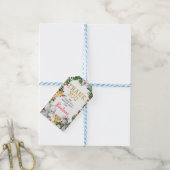 フローラサファリ誕生日サンキューラベル ギフトタグ (より糸付き)