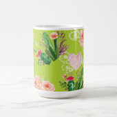 フローラサボテンエレガント コーヒーマグカップ (中央)