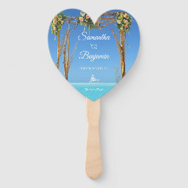 フローラサマービーチ結婚式ゲート披露宴 ハンドファン