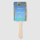 フローラサマービーチ結婚式ゲート披露宴 ハンドファン (正面)