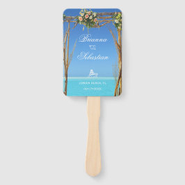 フローラサマービーチ結婚式ゲート披露宴 ハンドファン