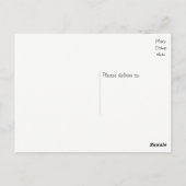 フローラサンキューイエローダッフォディルフラワー ポストカード (裏面)