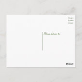 フローラサンキューイエローヒマワリ結婚の花 ポストカード (裏面)