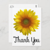 フローラサンキューイエローヒマワリ ポストカード (正面/裏面)
