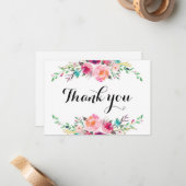 フローラサンキューカード結婚, ノートカード (正面/裏面インサイチュ)