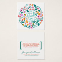 フローラサンキューカード