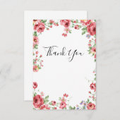 フローラサンキューカード エンクロージャーカード (正面/裏面)