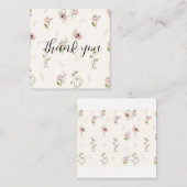 フローラサンキューカード エンクロージャーカード (正面/裏面)