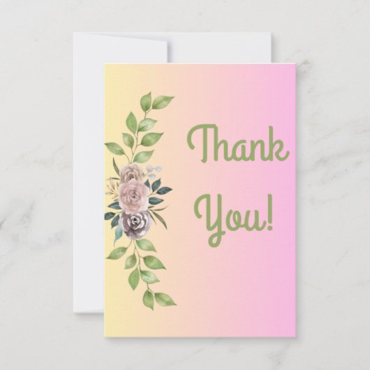 フローラサンキューカード サンキューカード (正面)